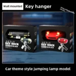1/2/5Pcs Flashlight keychain AE86 Car Key Holder New Gift Wall Mounted Headlight Decor Creative Auto Decoration Key Organizer - Image 6