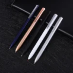 Metal Rotary Gel Pen Caneta Rollerball Ballpoint Pучки 0.5MM Refill Sign Pens Writing Smooth Office School Stationary Supplier - Image 6