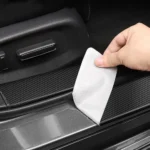 Car Door Sill Carbon Fiber Sticker Threshold Side Anti Scratch Tape Waterproof Decal for Dongfeng AX7 S30 DFSK Fengshen A30 SX6 - Image 4