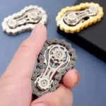 Sprocket Flywheel Flywheel Flying Top Flying Disk Anti-Anxiety Ornaments Metal Bicycle Chain EDC Rotating Flying Disk Adult Toy - Image 4