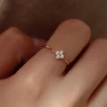 Fashion New Flower Stainless Steel Ring for Women Personalized Exquisite Crystal Ring Jewelry Accessories Exquisite Gift Jewelry - Image 5