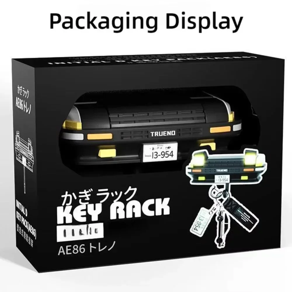 kf-S9005a388bfd3404f9e847f66a6ac45543 Car Headlight Key Holder Decor Creative Senior Key Hanger Wall-mounted Home Key Hooks Room Wall Decoration Enthusiasts Gift - Image 1