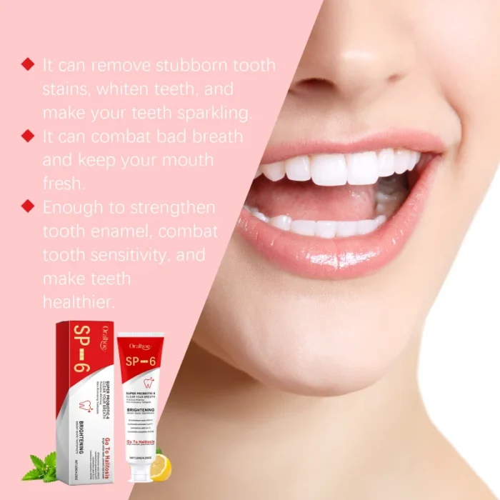 Teeth Shine Toothpaste - Gentle Cleaning For Stain Removal & Yellowing Care, Protect Enamel With Natural Ingredients - Image 3