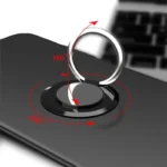 For ZTE Axon 40 Ultra 6.8" 2022 A2023P Back Ring Holder Bracket Phone Case Smartphone TPU Soft Silicone Cover - Image 3