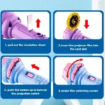 Flashlight Projector Torch Lamp Toy Cute Cartoon Creativity Toy Torch Lamp Flashlight Projector Toy Baby Sleeping Story Book - Image 2