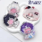 Game Love and Deepspace Xavier Zayne Rafayel Sylus Cosplay Key Chain Acrylic Shake Shake Keychain Bag Pendant Keyring Accessory