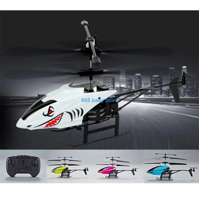 29EE 2 Channel RC Helicopter Mini Helicopter for Kids USB Rechargable Remote Control Aircraft Model with LED Light - Image 5