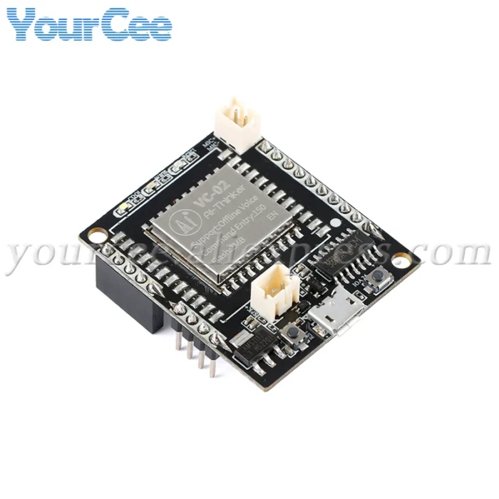 2pcs/1pc VC-02 VC-01 AI Intelligent Network-free Pure Offline Voice Development Board VC02 2MB Recognition English Sound Control - Image 2