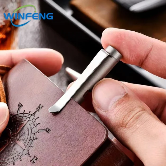High Quality Titanium Alloy Tactical Pen Bolt Switch Ballpoint Pen School Office Stationery Supplies Self Defense EDC Tools - Image 5