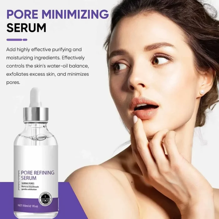 Pore Shrinking Serum Face Removing Large Pores Tightening Facial Pore Minimizing Essence Skin Care Beauty Firm skin - Image 2