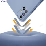 Cellphone Cases for Samsung Galaxy M31S SamsungM31S Luxury Original Square Liquid Silicone Back Covers Soft Double Liner Coque - Image 3