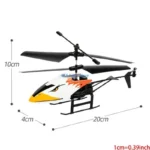 29EE 2 Channel RC Helicopter Mini Helicopter for Kids USB Rechargable Remote Control Aircraft Model with LED Light - Image 6