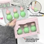 3pcs Cute Zucchini Lip Glazes Watery Gloss Jelly Liquid Lipstick Lasting Moisturizing Gourd Shaped Cosmetics Lip Gloss Makeup - Image 2