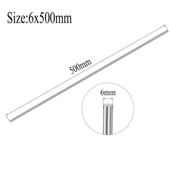 1-5pcs 304 Stainless Steel Rod Diameter 2mm-14mm Linear Shaft Round Rod Ground Rod 125/200/250/330/500mm Long - Image 2
