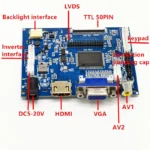10.1 inch 1280*800 Screen HD Digital LCD Monitor Display Backing Car HDMI VGA AV Raspberry Pi banana pi With key board - Image 2