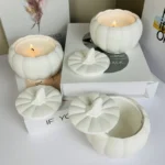 Pumpkin Candle Cup Silicone Mold DIY Gypsum Aromatherapy Epoxy Resin Mold Halloween Decoration Pumpkin Storage Box Handmade Gift - Image 6