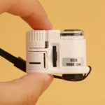 Portable 60X Handheld Magnifying Glass Mini Pocket Microscope Loupe Currency Detector Jeweler Magnifier With LED Light - Image 4