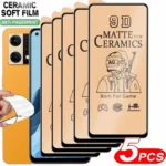 5PCS Soft Matte Ceramic Film For For OPPO Reno 7 8 Pro Plus 7 Z 8 Lite 8T Find X5 X3 Lite A94 A73 A74 A54 Screen Protector Film