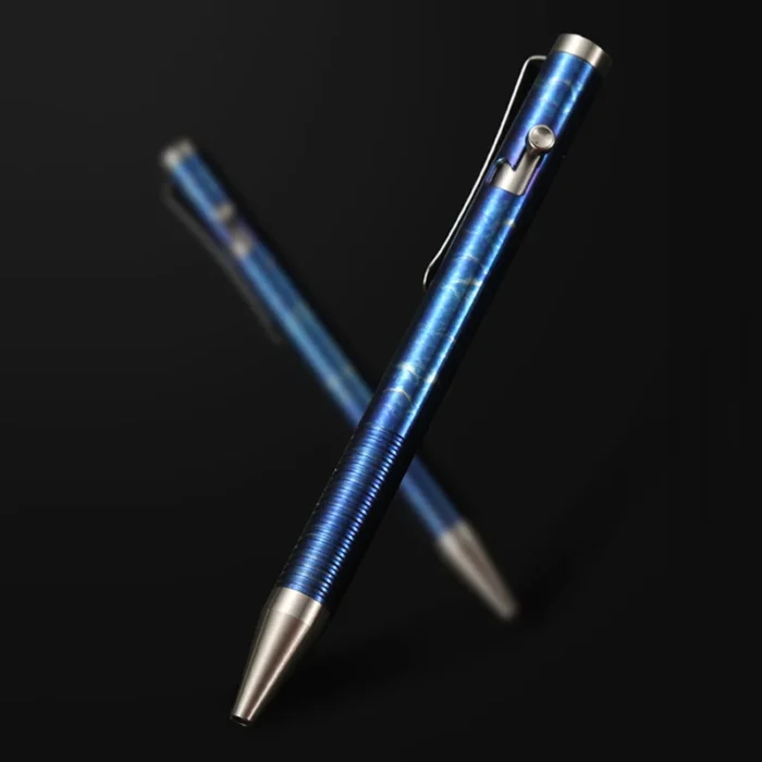 Titanium Alloy Writing Pen Portable Mini Ballpoint Pen Tactical Multi-function Tool Glass Breaker Camping EDC Writing Pen Gift - Image 3