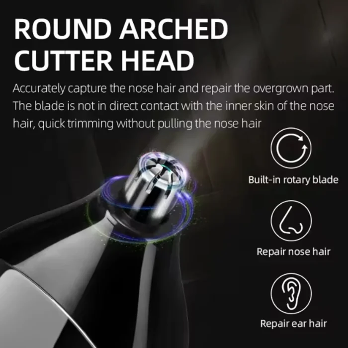 KEMEI KM-1407 Professional Electric Shaver Beard Razor Rechargeable Electric Nose Hair Clipper Multifunctional Men Hair Trimmer - Image 6