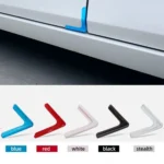 4Pcs Silicone Car Door Corner Cover Anti-Scratch Protection Auto Door Anti-Collision Protector Bumper Crash Scratch Protector
