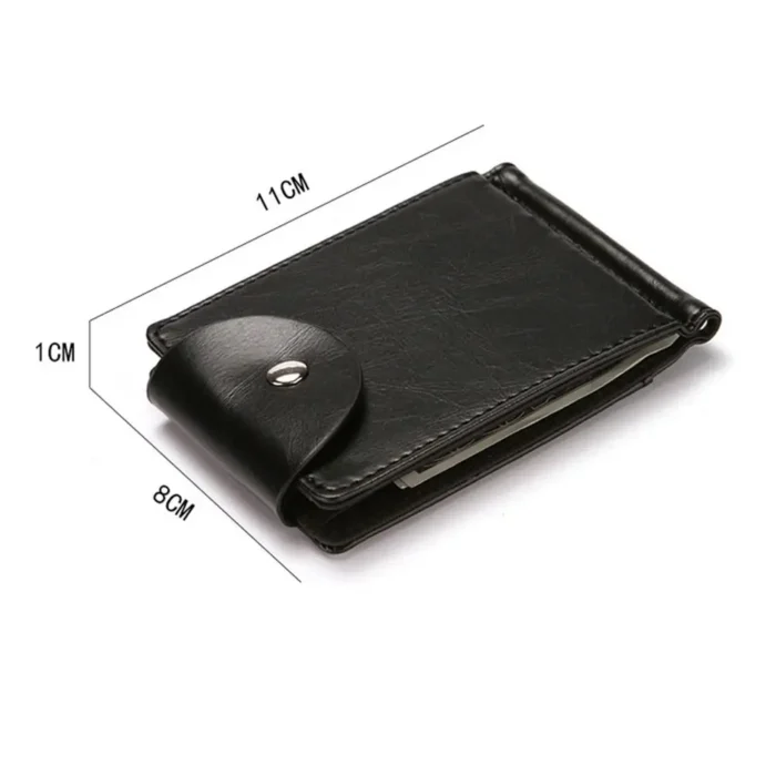 High Quality Multifunctional PU Leather Short Wallets Male Fashion Vintage Purse Hasp Coin Pouch Cards Holder Money Clips - Image 6