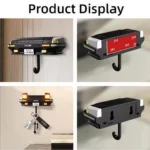 1/2/5Pcs Flashlight keychain AE86 Car Key Holder New Gift Wall Mounted Headlight Decor Creative Auto Decoration Key Organizer - Image 3