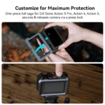 SmallRig Action 5 Pro Action 4 Action 3 Cage for DJI,Protective Cage Suit for DJI Mic,Protective Frame for DJI Osmo Action 5 Pro - Image 2