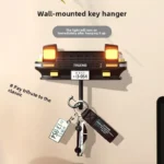 1/2/5Pcs Flashlight keychain AE86 Car Key Holder New Gift Wall Mounted Headlight Decor Creative Auto Decoration Key Organizer