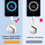 Realme Superdart Fast Charge Usb Type C Cable For Realme GT2 Pro 8 Neo 2T 2 Narzo 30 Pro 5G 65W 6.5A Vooc For Realmi X7 Pro - Image 3