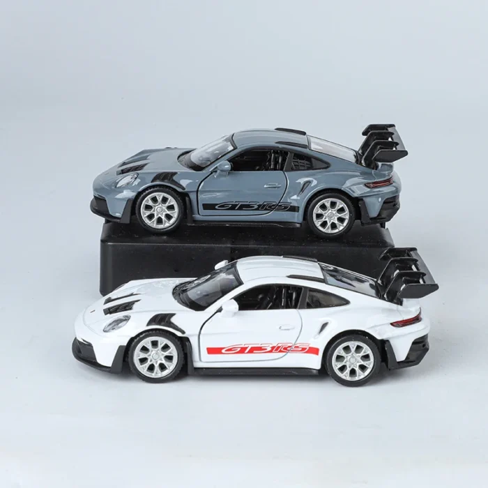 1:36 Porsche 911 GT3 RS Metal Sports Vehicles Supercar Fast Furious One Piece Car Toy Boy Diecast Auto Model Gift Hot Wheel Pull - Image 3
