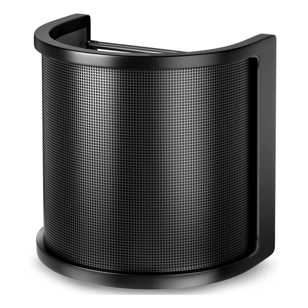 kf-Scd3dfd025ad6449bbe06a91ed3d61228L Universal Microphone Pop Filter Condenser Microphone PC Studio Recording Metal Windscreen for Mic Pop Screen - Image 1