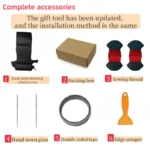 Car Steering Wheel Cover Faux Leather Breathable For Toyota Prius4 Mirai Prius Prime 2015-2022 Steering Wheel Braiding Cover - Image 6