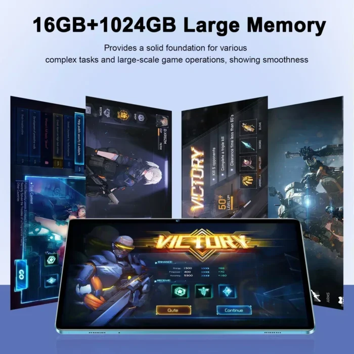 Original Pad 8 Pro Tablet 10.1 inch Android 13 Snapdragon 8gen2 Global 16GB+1024GB 10000mah 5G Dual SIM WIFI HD Full Screen - Image 4