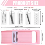 5in1 Vegetable Fruit Slicer Multifunctional Manual Vegetable Chopper Food Grater Cutter Potato Onion Veggie Dicer Kitchen Gadget - Image 6