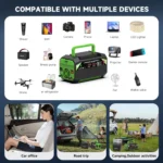 300W/500W Power Inverter DC 12V To AC 110V/220V Voltage Converter with USB and Type-C Ports Suitable for Laptops and Outdoor Use - Image 5