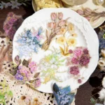 20 Pcs Vintage Butterflies Flowers PET Stickers Pack DIY Diary Junk Journal Decoration Plant Collage Sticker Album Scrapbooking - Image 4