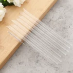 8/12/14mm Glass Drinking Straw Reusable High Borosilicate Glass Straw Set with Brush Bubble Tea Smoothies Party Bar Accessories - Image 4