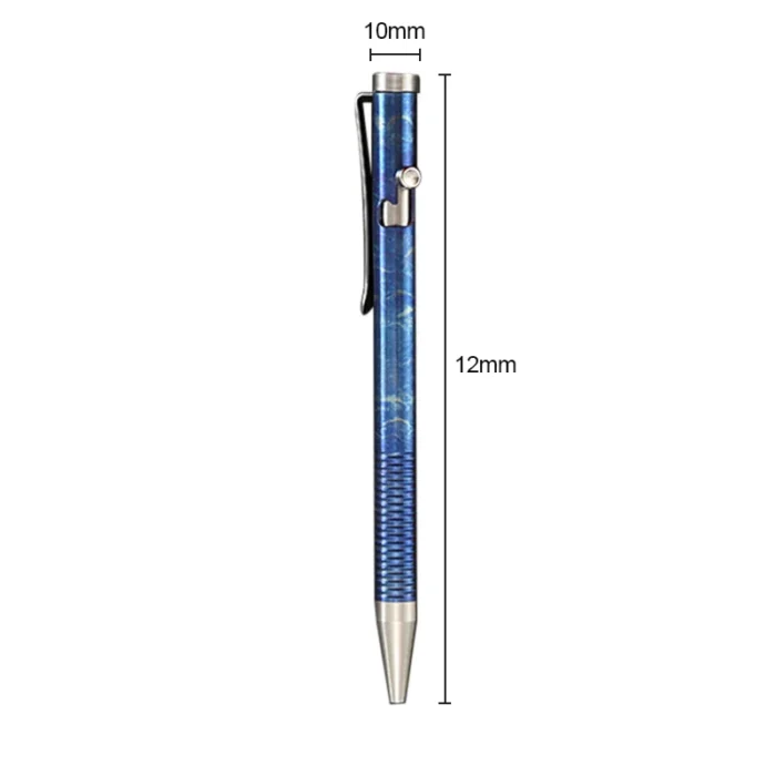 Titanium Alloy Writing Pen Portable Mini Ballpoint Pen Tactical Multi-function Tool Glass Breaker Camping EDC Writing Pen Gift - Image 6