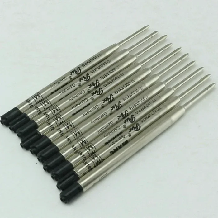 10PCS Promotion Classique International Refill Black/Blue for Ballpoint School Office Writing Smooth Ink Accessories A No Box - Image 1