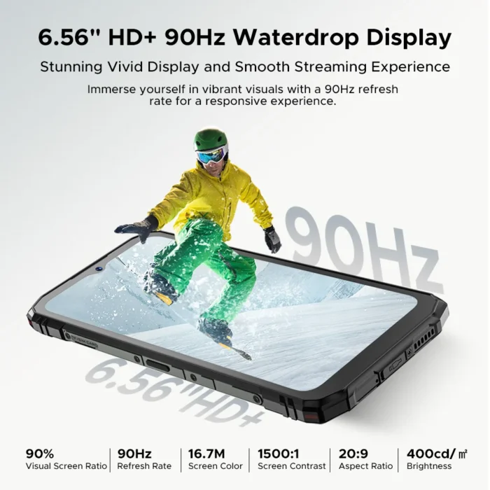 Global Version DOOGEE Blade10 Energy Rugged Phone Ultra-thin Android 15 6150mAh Battery 6.56'' Screen Widevine L1 Smartphone - Image 4