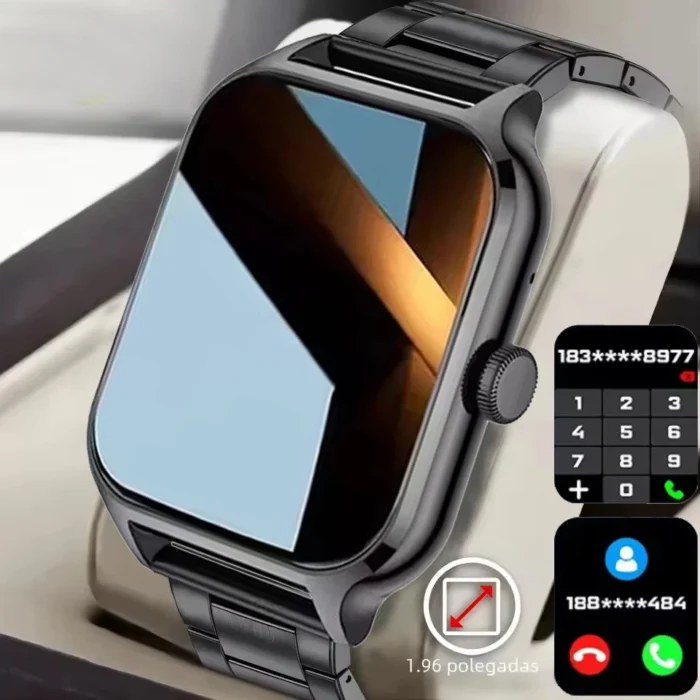 2025 Smart Watch For Men Women 2.01" Full Touch Screen Heart Rate Tracker Bluetooth Call Waterproof Sport Smartwatch Android IOS - Image 1