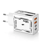 Fast Charging USB C PD Charger 4 Ports Quick Charge 3.0 Type C USB Phone Chargers Adapter For iPhone 16 15 Samsung Xiaomi Huawei
