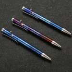 Titanium Alloy Writing Pen Portable Mini Ballpoint Pen Tactical Multi-function Tool Glass Breaker Camping EDC Writing Pen Gift