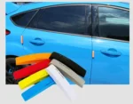 4PCS Car Door Bumper Guard Protector Sticker Anti-Collision Strips Door Edge Guard Protector Anti-Scratch Sticker