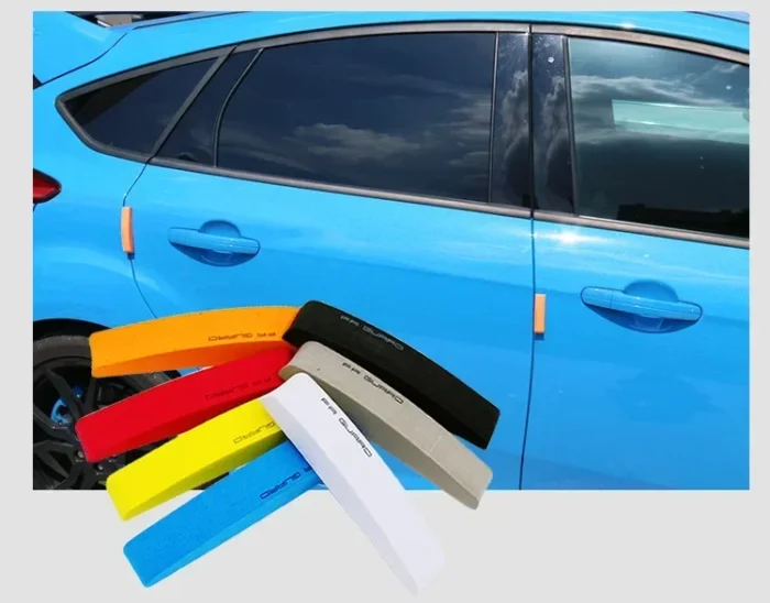 4PCS Car Door Bumper Guard Protector Sticker Anti-Collision Strips Door Edge Guard Protector Anti-Scratch Sticker - Image 1