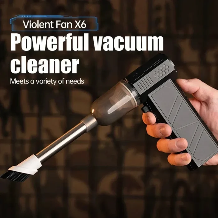 450000RPM X6 Air Blower Powerful dust Vacuum Cleaner Fast Charging Strong Wind Brushless Violent Fan for car/computer cleaning - Image 4