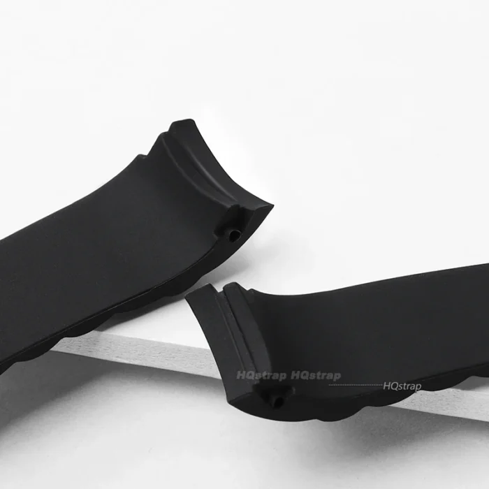 Curved End Silicone Watch Band 20mm 22mm Soft Rubber Watch Strap Folding Buckle for Men Watch Replacement Universal Bracelet - Image 6
