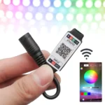 1PC New Mini LED Bluetooth RGB Strip Light Controller Useful Wireless Smart Phone Control DC 5-24V 6A For RGB 3528 5050 Strip - Image 3