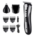 KEMEI KM-1407 Professional Electric Shaver Beard Razor Rechargeable Electric Nose Hair Clipper Multifunctional Men Hair Trimmer